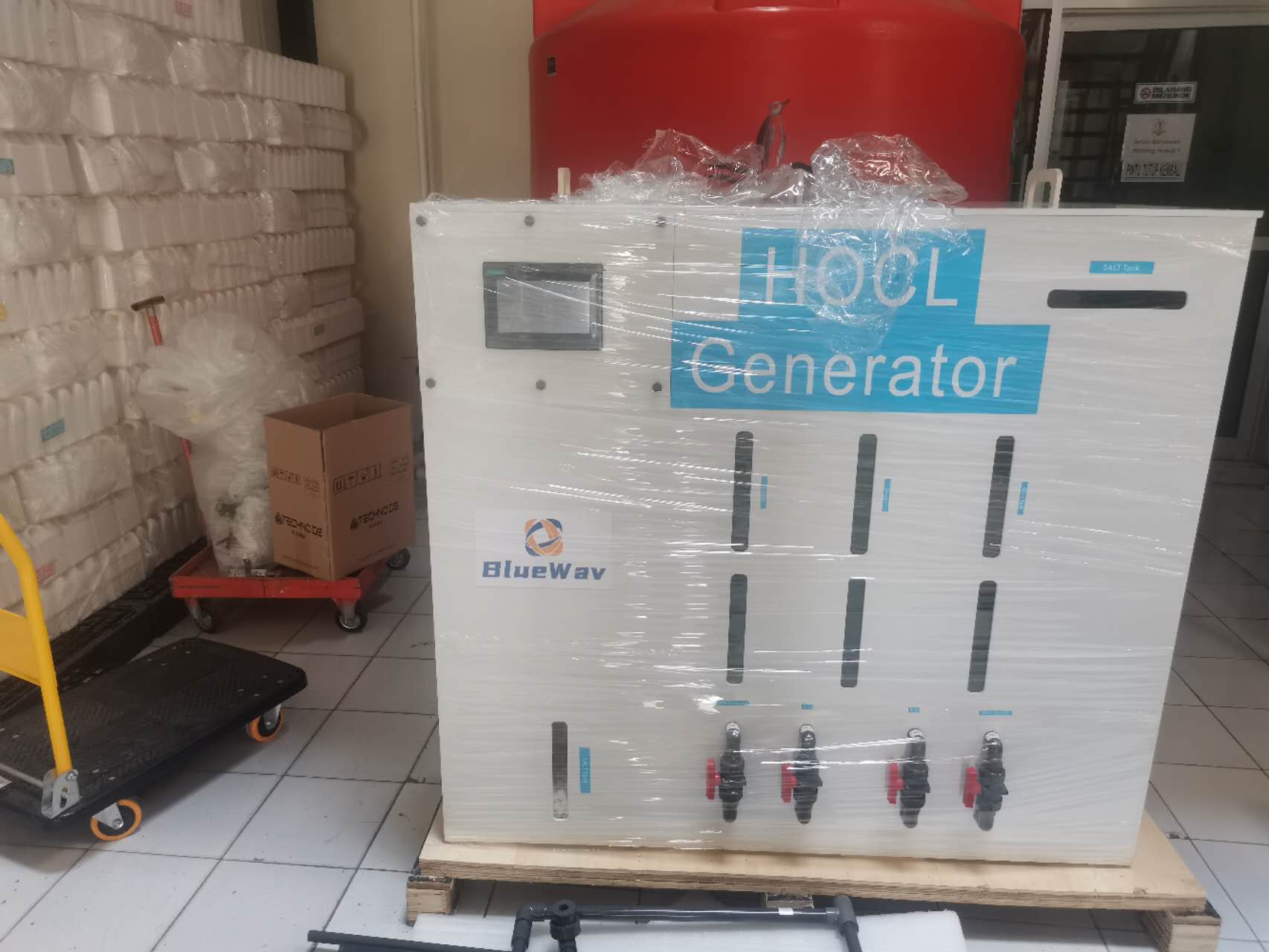 Chlory's Water Disinfection Equipment Arrived in Indonesia, Empowering Local Water Plant Sanitation