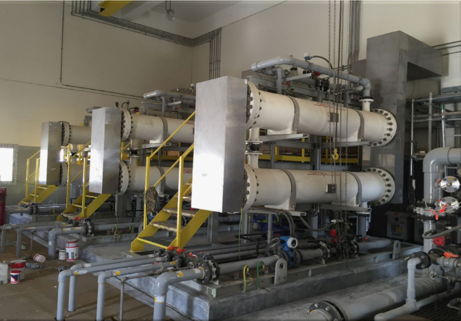 Application of seawater electrochlorination system in ports