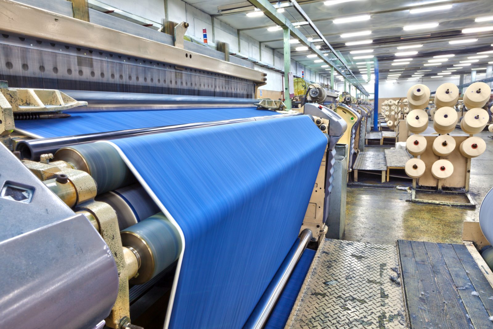 Sodium hypochlorite is applied in the textile industry