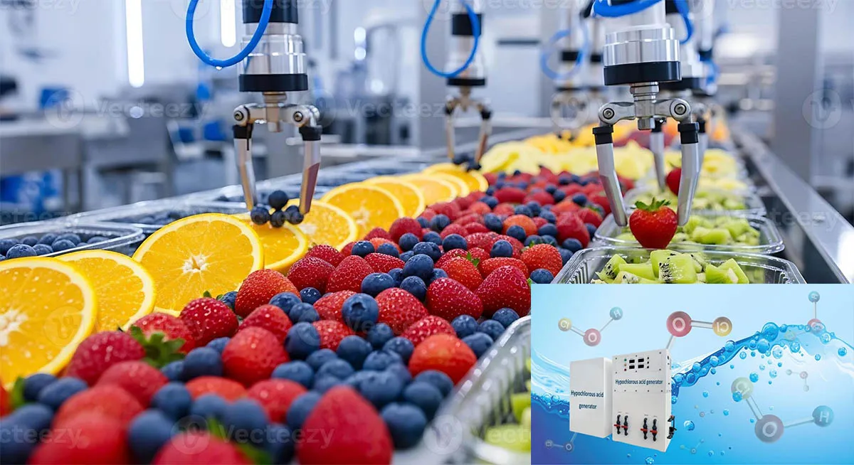 Application of Sodium Hypochlorite in Industrial Production of Fresh-cut Fruits and Vegetables