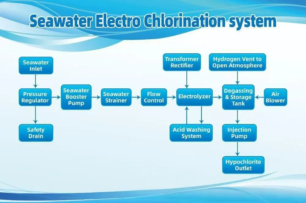 MESH Electrolysis Cell: Seawater Electrochlorination for On-Site Sodium Hypochlorite Production